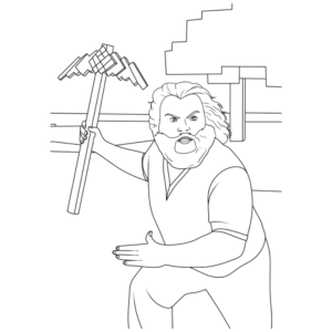 Minecraft movie      steve
