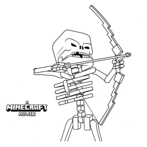 Minecraft movie      skelet boogschutter