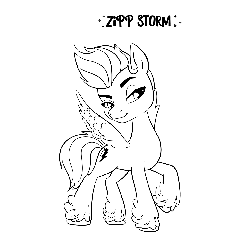 bekijk Zipp Storm kleurplaat