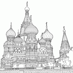 Moskou - Sint Basil kathedraal