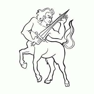 Centaur: half man / half paard