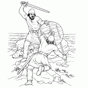 Vikingen in gevecht