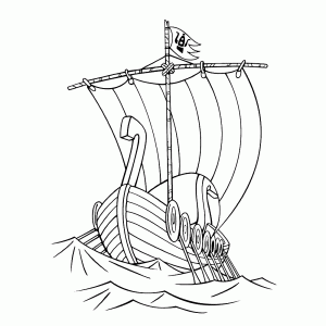 een vikingschip