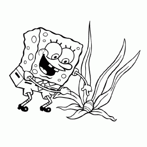 Spongebob vindt een paasei