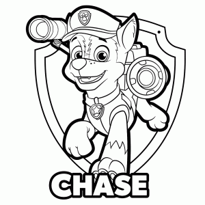 Chase with badge