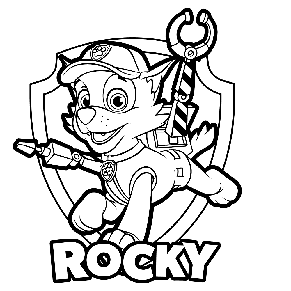 Leuk voor kids (Fun for kids) - Rocky with badge