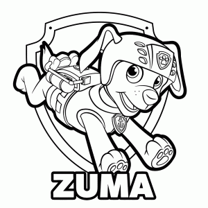 Spiksplinternieuw Print these cool Paw Patrol coloring sheets → Fun for kids [Leuk ZK-44