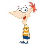 Phineas en Ferb kleurplaat