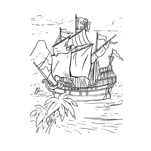 Een piratenschip