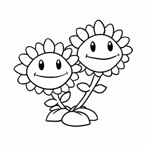 Twin Sunflower / Tweeling Zonnebloem