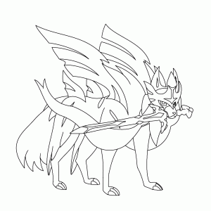 Pokemon Sword and Shield Zacian