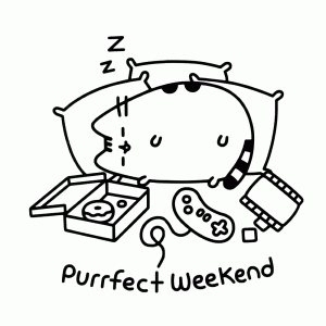 It is a puffect weekend for Pusheen