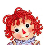 Raggedy Ann kleurplaat