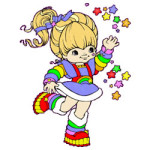 Rainbow Brite kleurplaat