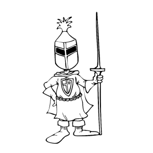 Knight with a lance
