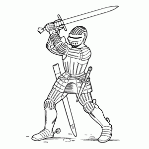 sword and shield coloring pages