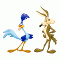 Roadrunner en coyote kleurplaten