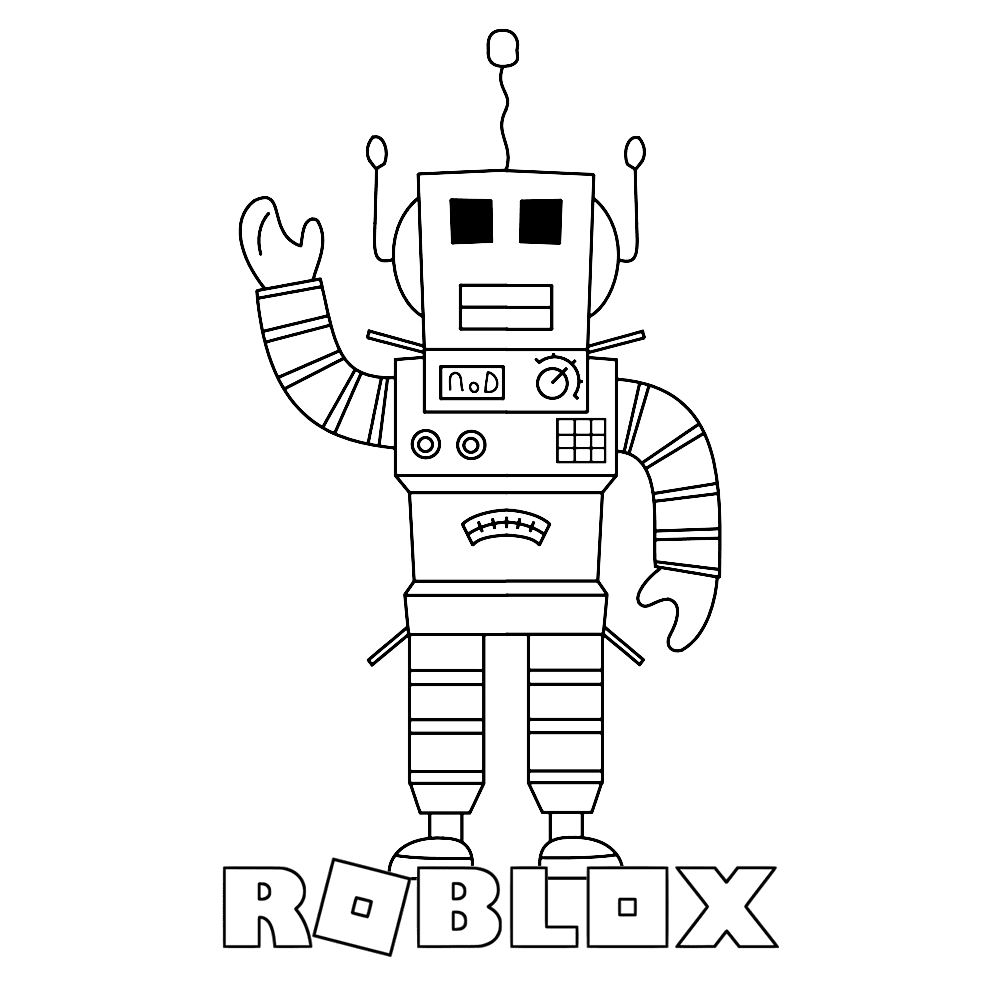 Roblox Mad City Coloring Pages