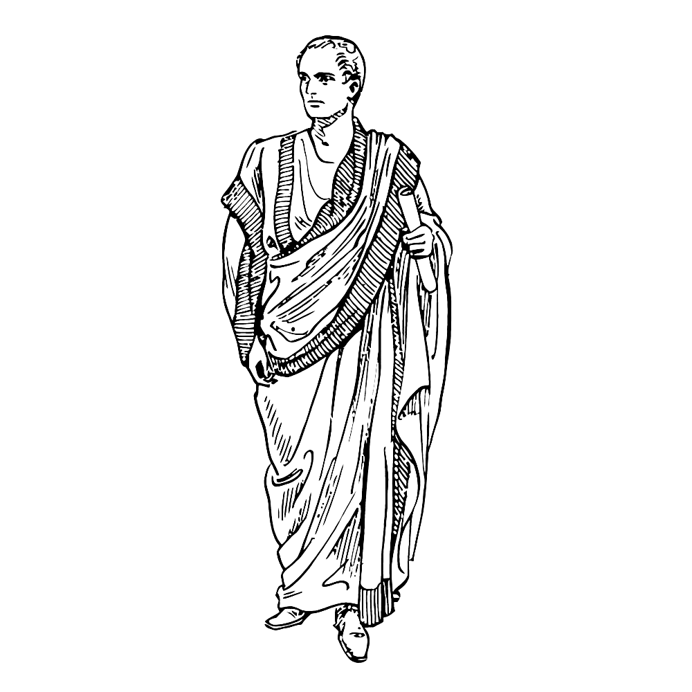 bekijk Een Romeinse burger kleurplaat
