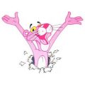Roze Panter kleurplaten
