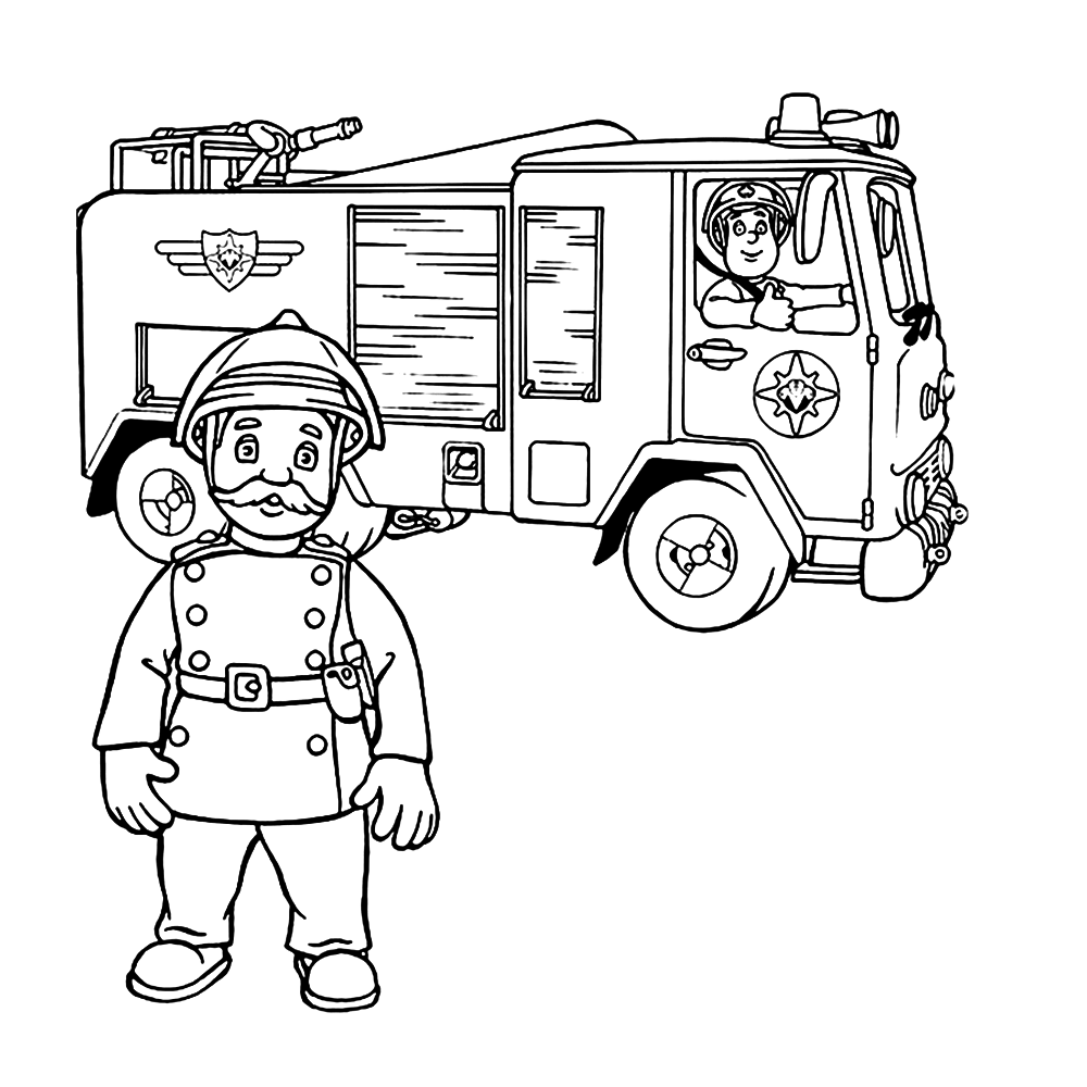 Leuk voor kids – Commandant Steele Sam in de brandweerwagen