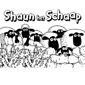 Shaun het schaap en de kudde