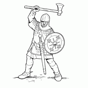 Middeleeuwse soldaat
