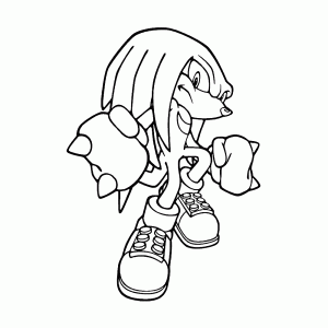 Knuckles is a boxing ant hedgehog. Hij is super strong
