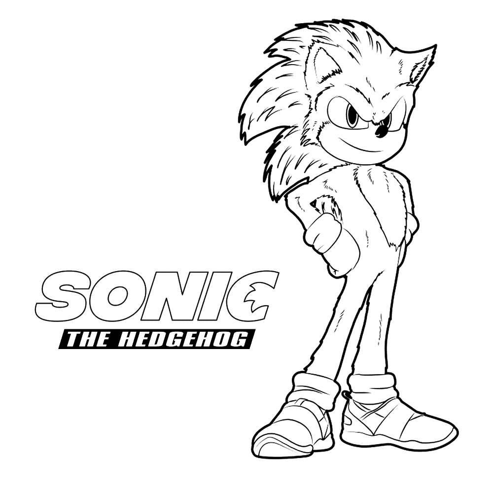 Sonic The Hedgehog Jet Coloring Pages / Sonic Coloring pages! | Sonic