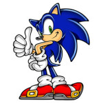 Sonic Hedgehog kleurplaat