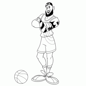 Basketball superster LeBron James