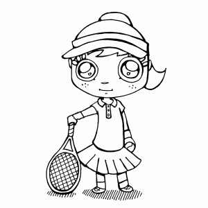 Tennisspeelster