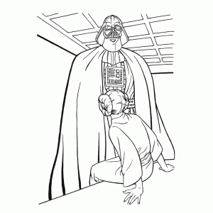 Darth Vader & prinses Leia