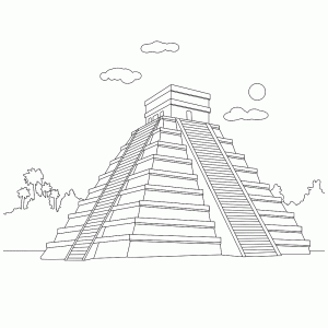 Itza tempel in Mexico