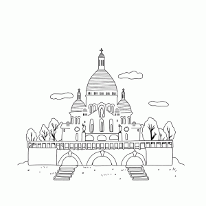 Sacre Coeur in Parijs