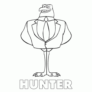 Hunter is de baas van Stork Mountain