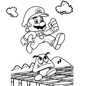 Mario springt