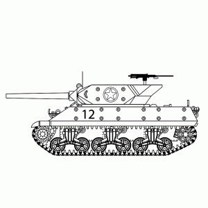 Amerikaanse M10 tank