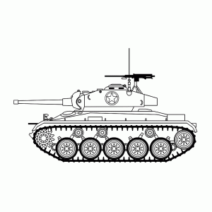 M24 Chaffee tank