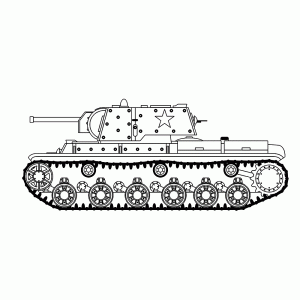 Russische tank KV-1