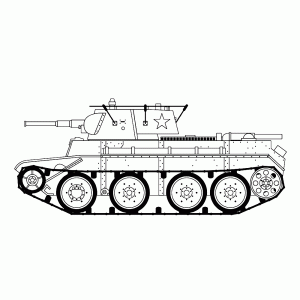 Russische BT-7 tank