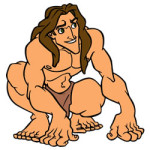 Tarzan kleurplaat