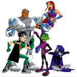 Teen titans kleurplaat