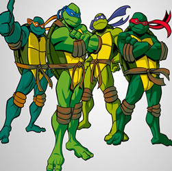 ring Arbeid cursief Teenage mutant ninja turtles kleurplaten → Leuk voor kids