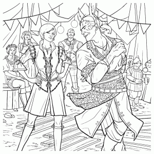 Festiviteiten   Shani danst met Geralt