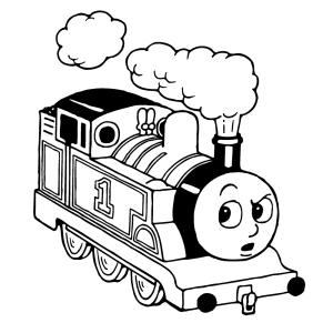 Thomas (nr 1) de locomotief
