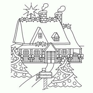 Het huis van de Kerstman
