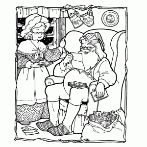 De Kerstman leest de brieven van kinderen