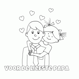 Een knuffel voor de liefste papa