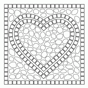 Heart mosaic